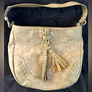 BOC leather handbag with tassel